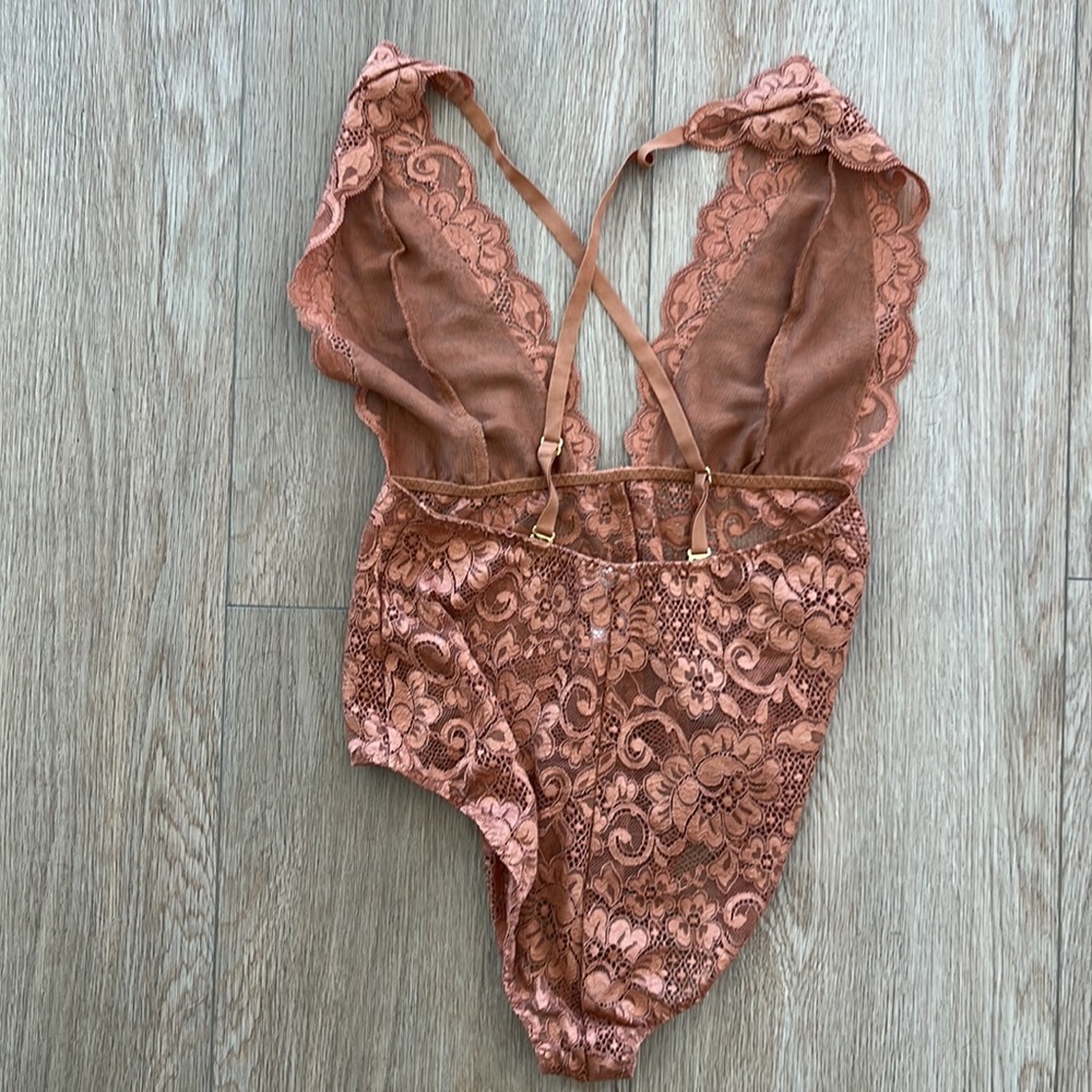Haute As Hell Lace Bodysuit Small View 2